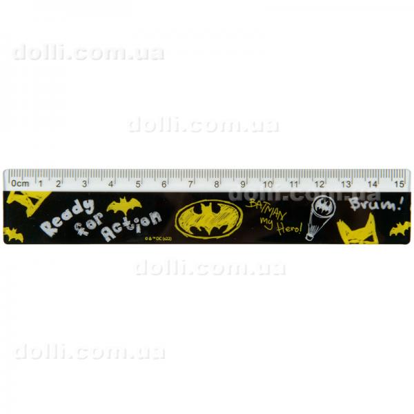 Лінійка пластикова Kite DC Comics DC22-090, 15 см