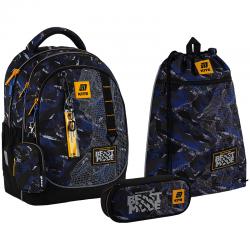 Шкільний набір Kite Education Beast Mode SET_K25-700M-4 (рюкзак, пенал, сумка)