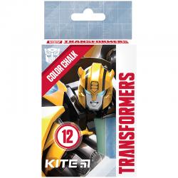 Крейда кольорова Kite TransformersTF24-075, 12 штук