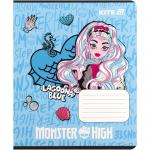 Тетрадь школьная Kite Monster High MH25-232, 12 листов, клетка