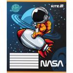 Зошит шкільний Kite NASA NS25-235, 12 аркушів, коса лінія
