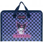 Папка-портфель на блискавці Kite Kuromi HK25-202-2, 1 відділення, A4