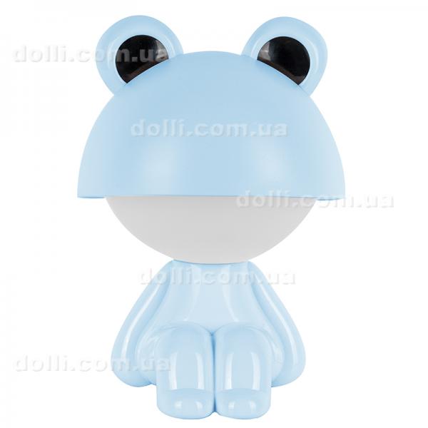 Світильник-нічник LED з акумулятором Kite Cute Froggy K25-316-3-3, блакитний