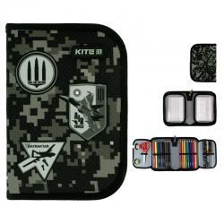 Пенал з наповненням Kite Air Force K24-622H-10, 1 відділення, 2 відвороти