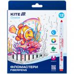 Фломастеры Kite Creative Superwashable K-1152, 12 цветов