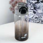 Пляшечка для води Kite K25-1212-1, 600 мл, чорна