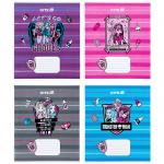 Тетрадь школьная Kite Monster High MH25-235, 12 листов, косая линия