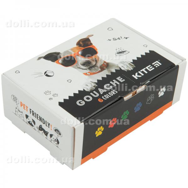 Гуашь Kite Dogs K23-062, 6 цветов