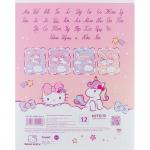 Зошит шкільний Kite Hello Kitty HK24-235-1, 12 аркушів, коса лінія