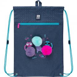 Сумка для обуви с карманом Kite Education Wow Cats K22-601M-11