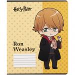 Тетрадь школьная Kite Harry Potter HP25-232-1, 12 листов, клетка