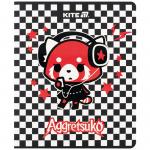 Тетрадь школьная Kite Aggretsuko AR25-238, 24 листа, клетка