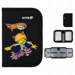 Пенал без наполнения Kite Hot Wheels Skate HW25-622-2, 1 отделение, 2 отворот
