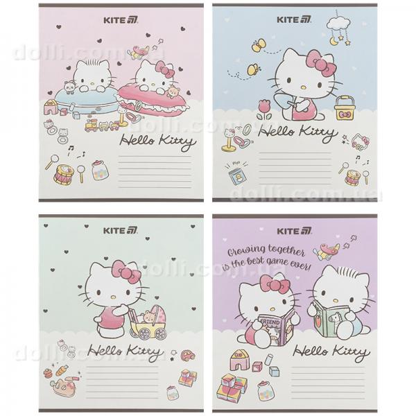 Зошит шкільний Kite Hello Kitty HK25-235-1, 12 аркушів, коса лінія