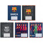 Тетрадь школьная Kite FC Barcelona BC25-232, 12 листов, клетка
