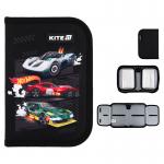 Пенал без наполнения Kite Hot Wheels HW25-622-1, 1 отделение, 2 отворот
