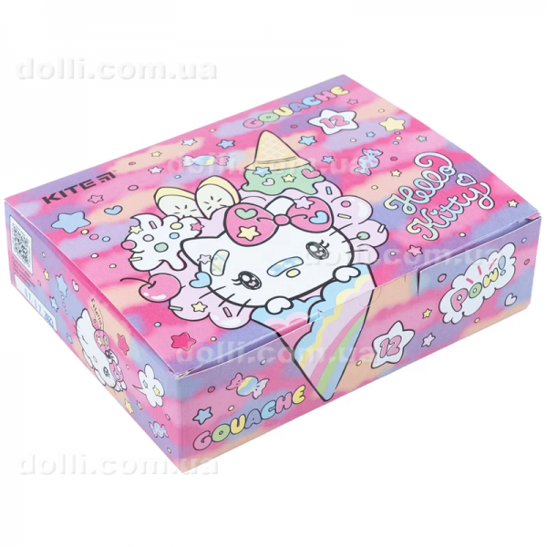 Гуаш Kite Hello Kitty HK23-063, 12 кольорів