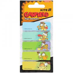 Закладка бумажная с рисунком Kite Garfield GF25-480, 100 шт, 5х15х50 мм, прямоугольная