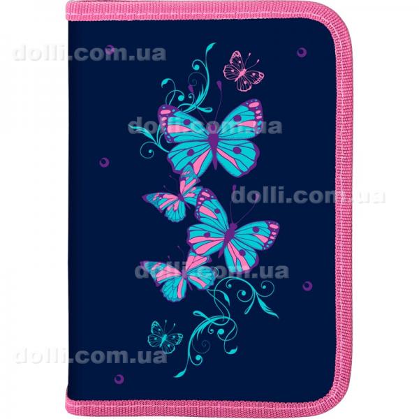 Пенал без наполнения школьный Kite Butterfly K18-622-3