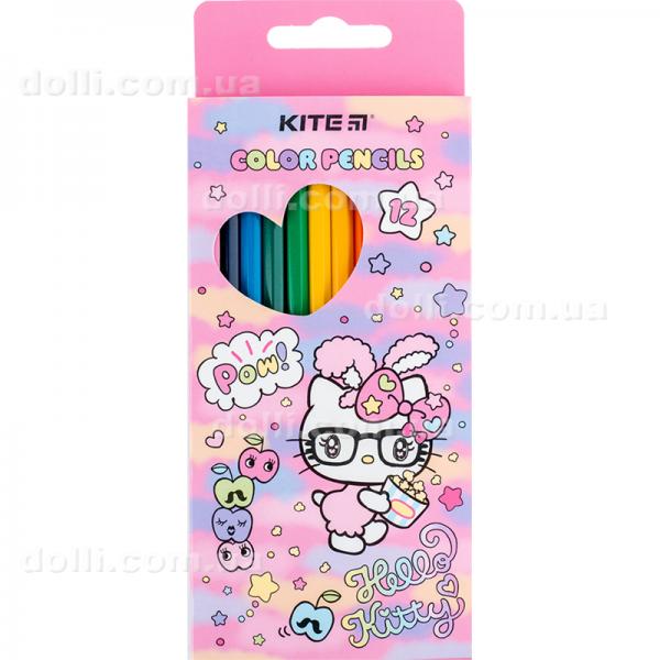 Олівці кольорові Kite Hello Kitty HK24-051, 12 шт.