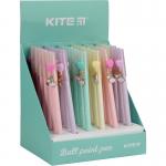 Ручка шариковая Kite Rainbow K22-392, синяя