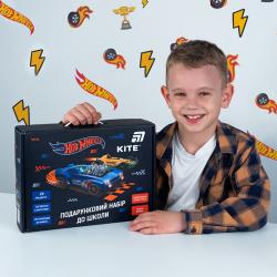 Подарунковий набір для школи 26 предметів Kite Hot Wheels HW26-S01