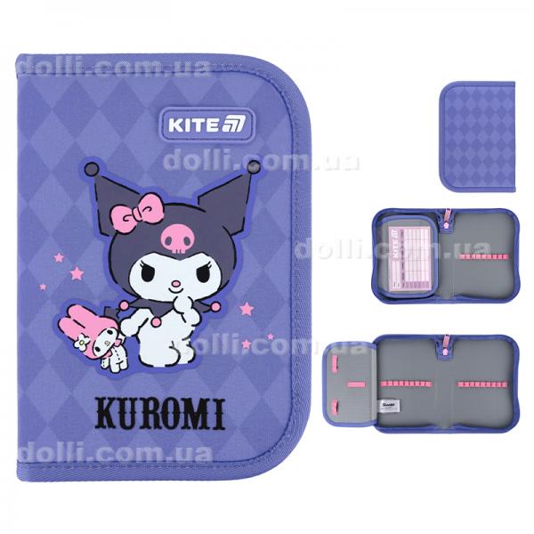 Пенал без наповнення Kite Kuromi HK25-621-2, 1 відділення, 1 відворот