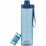 Пляшечка для води квадратна Kite K24-1210-1, 700 мл, синя