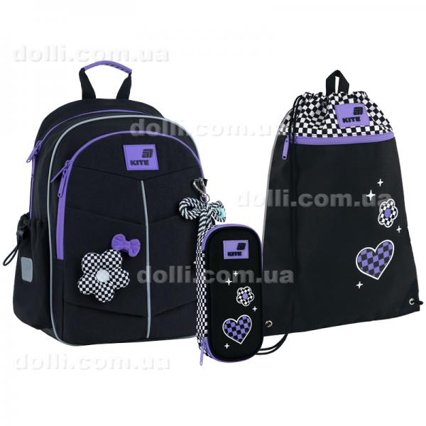 Школьный набор Kite Education Flower Power SET_K26-771S-2 (рюкзак, пенал, сумка)