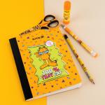 Блокнот с магнитной закладкой Kite Garfield GF25-192, А5, 60 листов, клетка