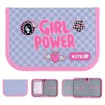 Пенал без наполнения Kite Girl's Power K26-621-5, 1 отделение, 1 отворот
