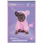 Тетрадь для рисования, 30 лист., спир., УФ, SP21-243-2
