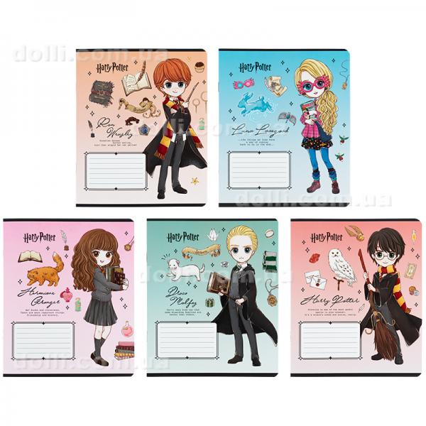 Тетрадь школьная Kite Harry Potter HP25-232-2, 12 листов, клетка