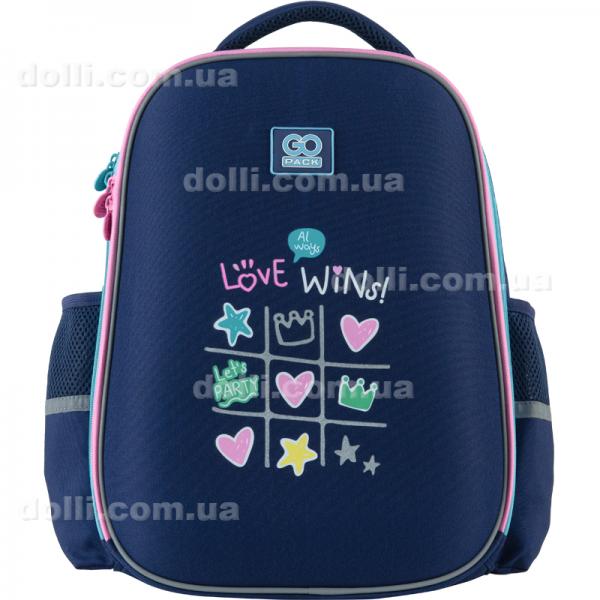 Рюкзак GoPack Education напівкаркасний GO23-165M-2 Love wins