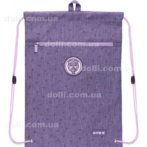 Сумка для взуття з кишенею Kite Education College Line girl K22-601M-1