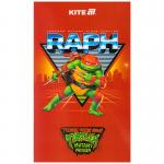 Блокнот-планшет Kite Ninja Turtles NT25-195, A6, 50 листов, нелинованный