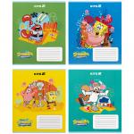 Зошит шкільний Kite SpongeBob SquarePants SB25-235, 12 аркушів, коса лінія