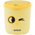 Настольный контейнер для мусора Kite K24-011-2, желтый