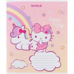 Зошит шкільний Kite Hello Kitty HK24-235-1, 12 аркушів, коса лінія