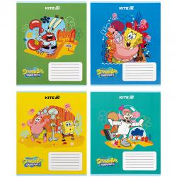 Зошит шкільний Kite SpongeBob SquarePants SB25-235, 12 аркушів, коса лінія