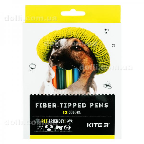 Фломастеры Kite Dogs K22-447, 12 цветов