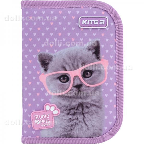 Пенал без наповнення Kite Studio Pets SP22-621 , 1 відділення, 1 відворот