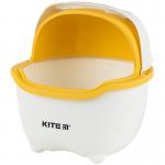 Настольный контейнер для мусора Kite K24-009-8, бело-оранжевый