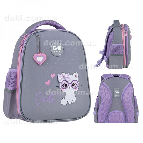 Рюкзак школьный полукаркасный GoPack Education Cute Kitty GO26-165S-3