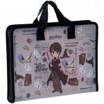 Папка-портфель на молнии Kite Harry Potter HP23-202, 1 отделение, A4