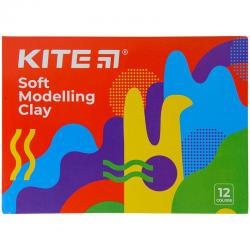 Пластилин восковой Kite Fantasy K22-1086-2, 12 цветов, 240 г
