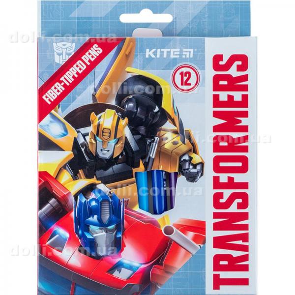 Фломастери Kite Transformers TF24-447, 12 кольорів