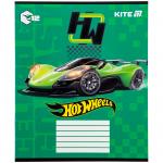 Тетрадь школьная Kite Hot Wheels HW25-235, 12 листов, косая линия