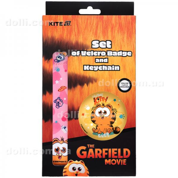 Набор бейдж на липучке и подвеска Kite Garfield GF25-3010, 2 шт.