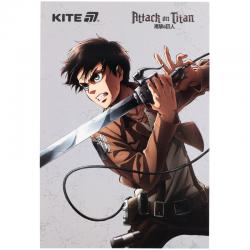 Блокнот-планшет Kite Attack on Titan AT25-194, A5, 50 аркушів, клітинка